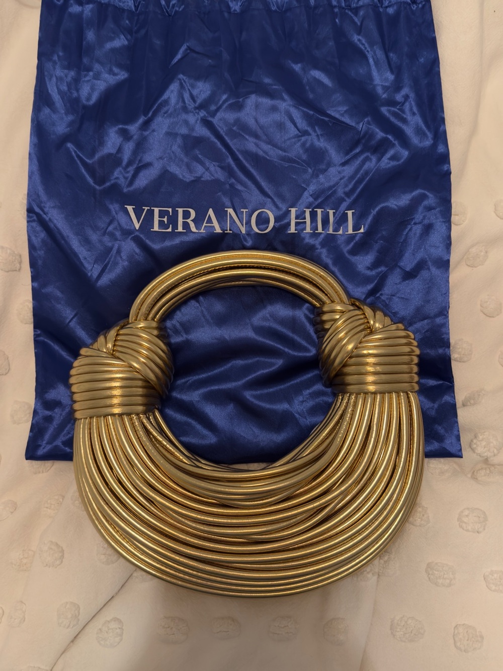 Verano Hill gold bag new without tag